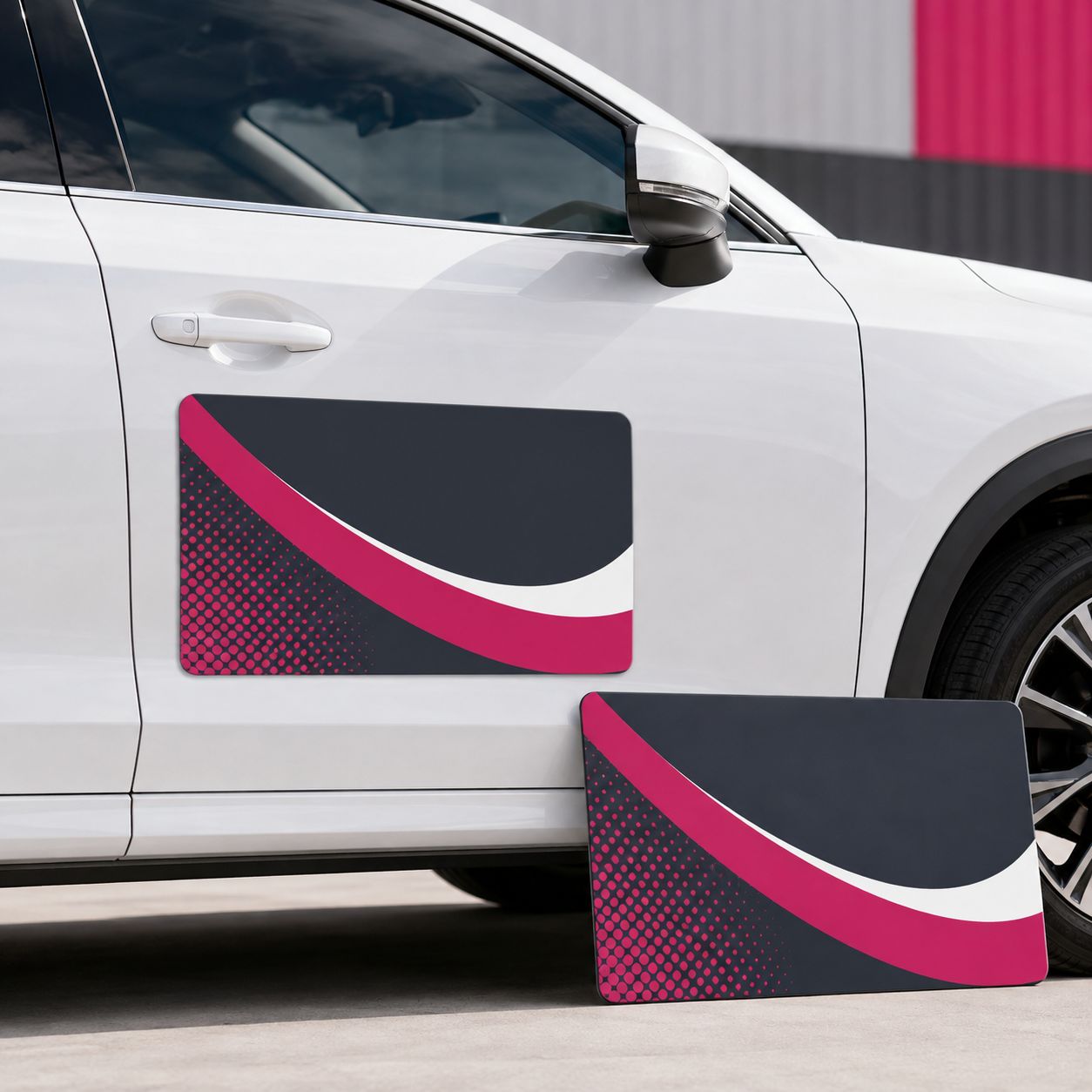 Car Magnets (Set of 2) - Rectangle