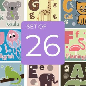 Alphabet Magnetic Photo Tiles