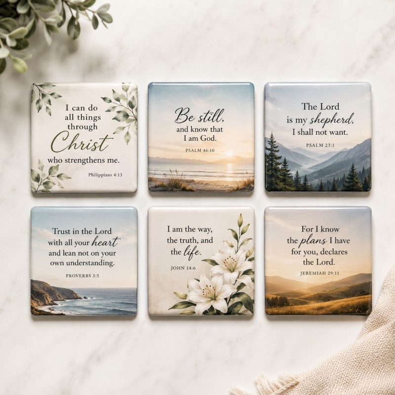 Bible Verses Magnetic Photo Tiles