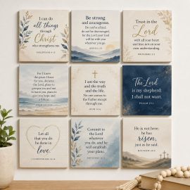 Bible Verses Set of 9 Tiles