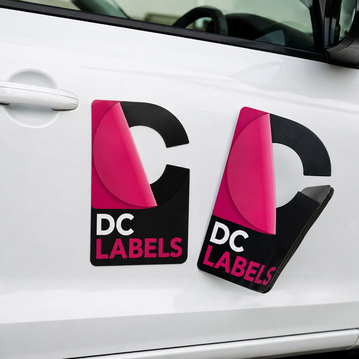 Car Magnets (Set of 2) - Custom Shape