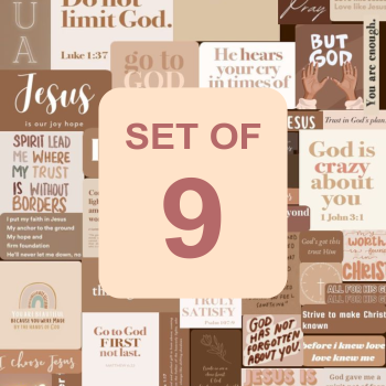 Bible Verses Set of 9 Tiles