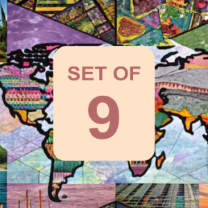 World Map Magnetic Photo Tiles
