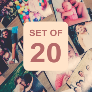 Set of 20 Magnetic Photo Tiles