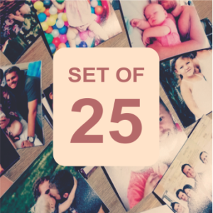Set of 25 Magnetic Photo Tiles