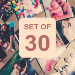 Set of 30 Magnetic Photo Tiles