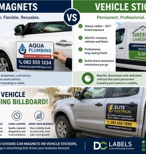 Vehicle Advertising - Magnets vs Stickers